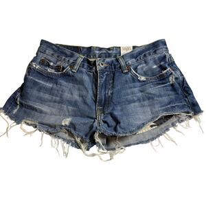 Vintage lucky brand dungarees shorts- size 4